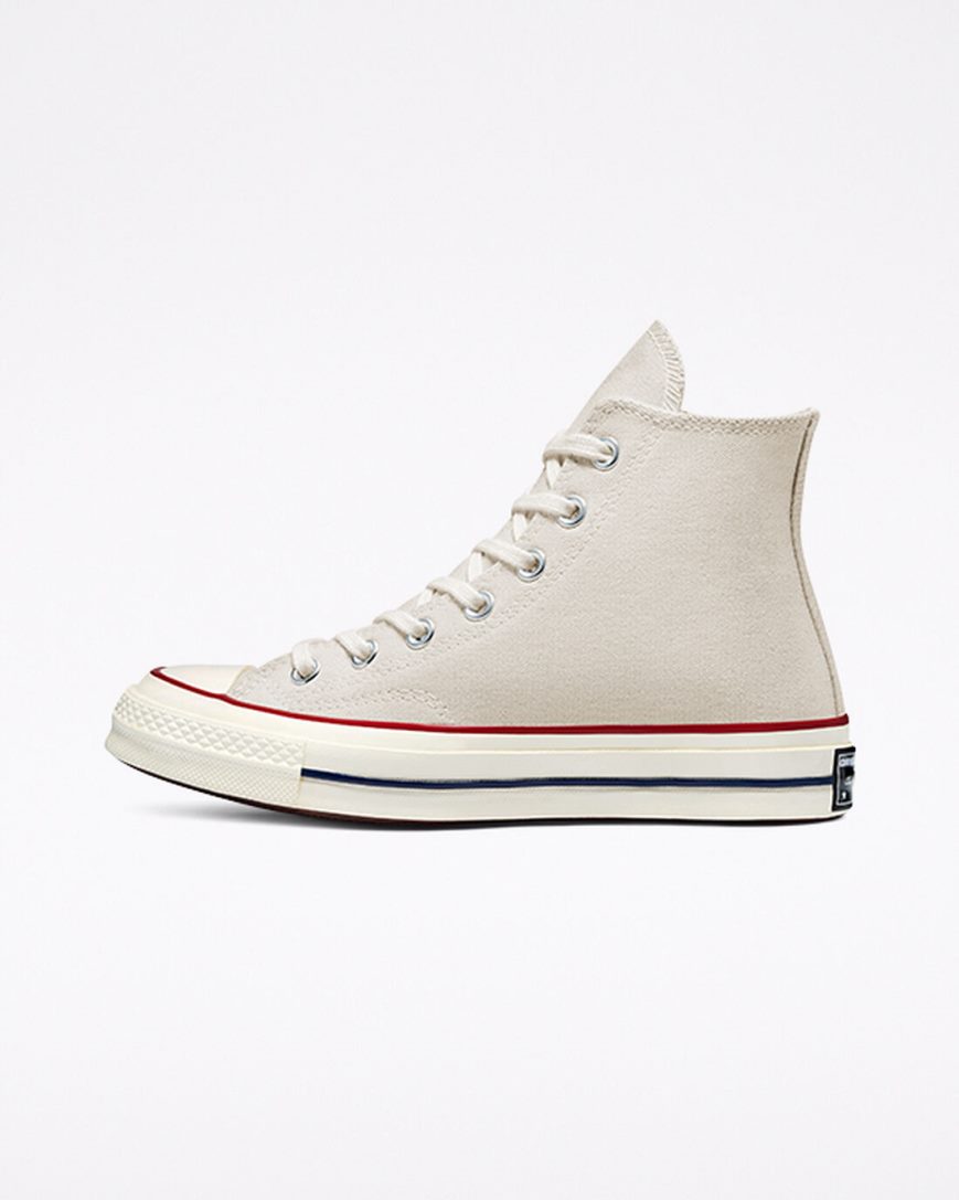 Tenisi Inalti Dama Converse Chuck 70 Vintage Panza Bej Rosii Inchis | RO HK13Q0678